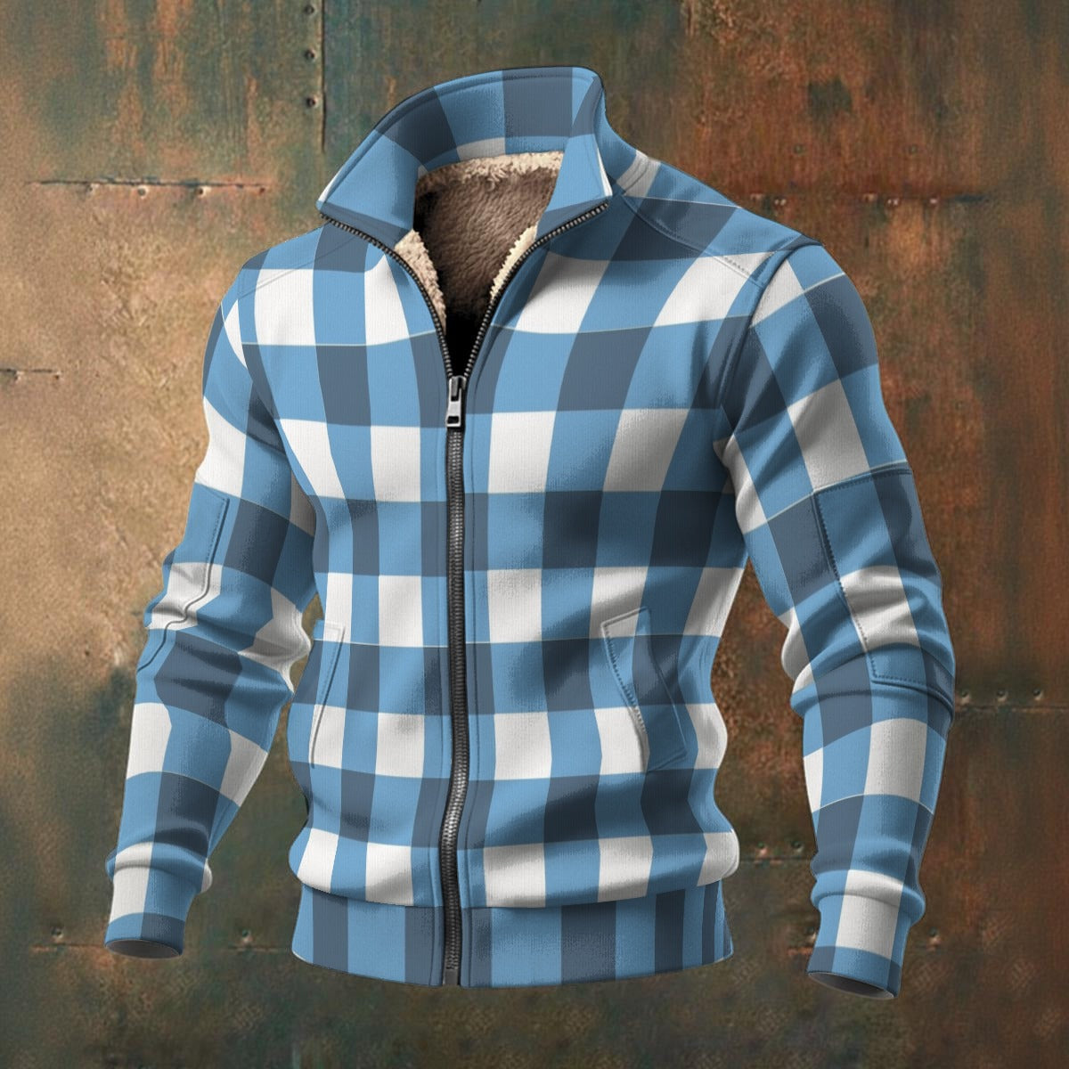 Exclusive Men's Thick Knit Fleece Jacket