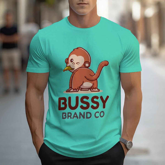 Bussy Brand Co Logo Men's T-shirt | Teal