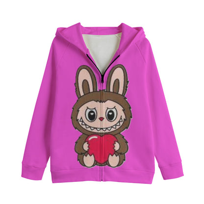Exclusive Unisex Labubu Kid's Zip Sweatshirt Hoodie