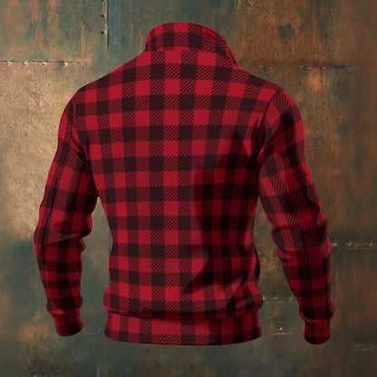 🧊“FrostFlex™ Knit Fleece — Built for Bold” Men's Fleece Zip Jacket