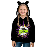 "BOOM" HOODED SWEATSHIRT - KIDS SWEATSHIRT HOODIE