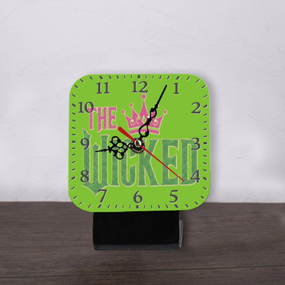 Exclusive Wicked Square Wood Clock