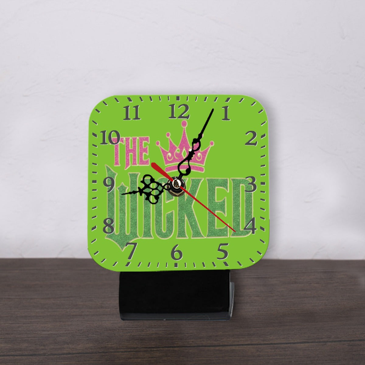Exclusive Wicked Square Wood Clock