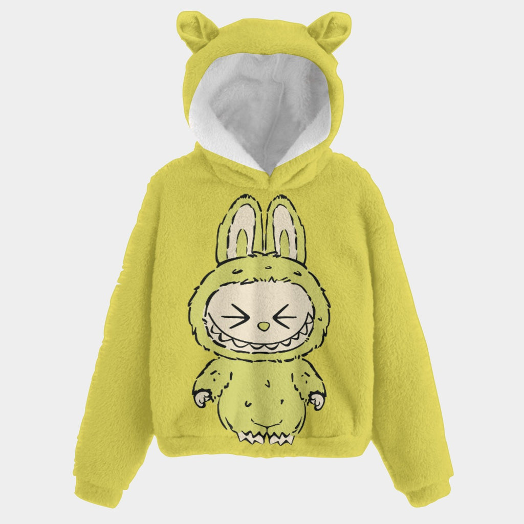 🧸 Labubu SnugglePop Hoodie – Cute, Cozy &  Ear-Resistible