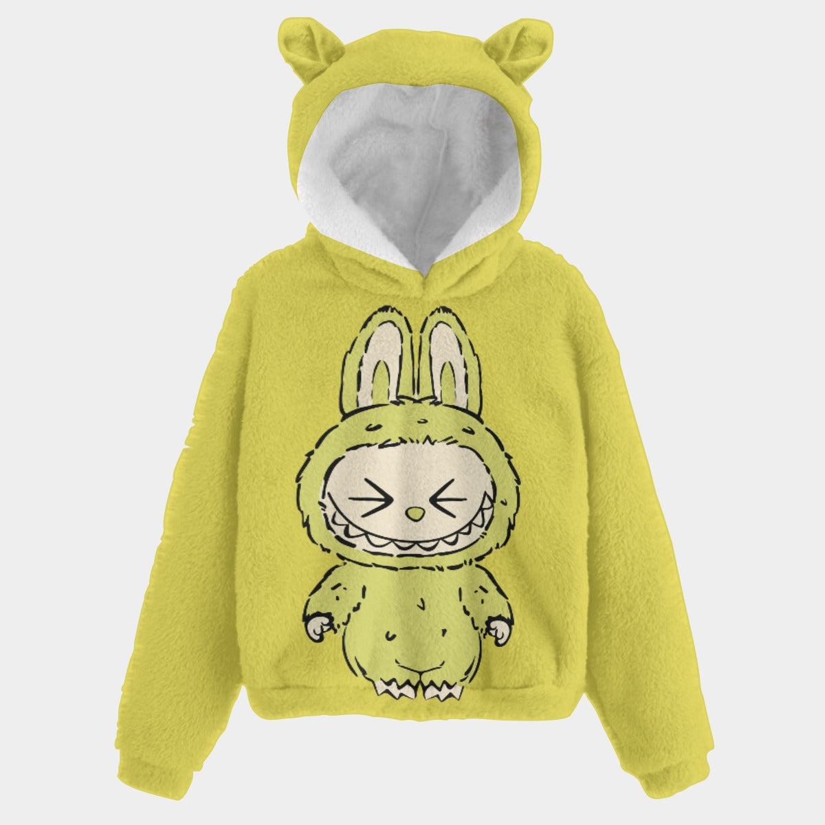 🧸 Labubu SnugglePop Hoodie – Cute, Cozy &  Ear-Resistible