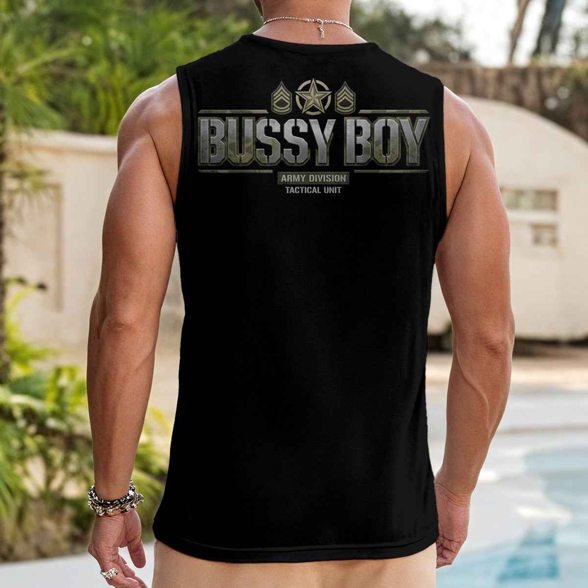 Bussy Boy Men's Tank Top With Drawstring