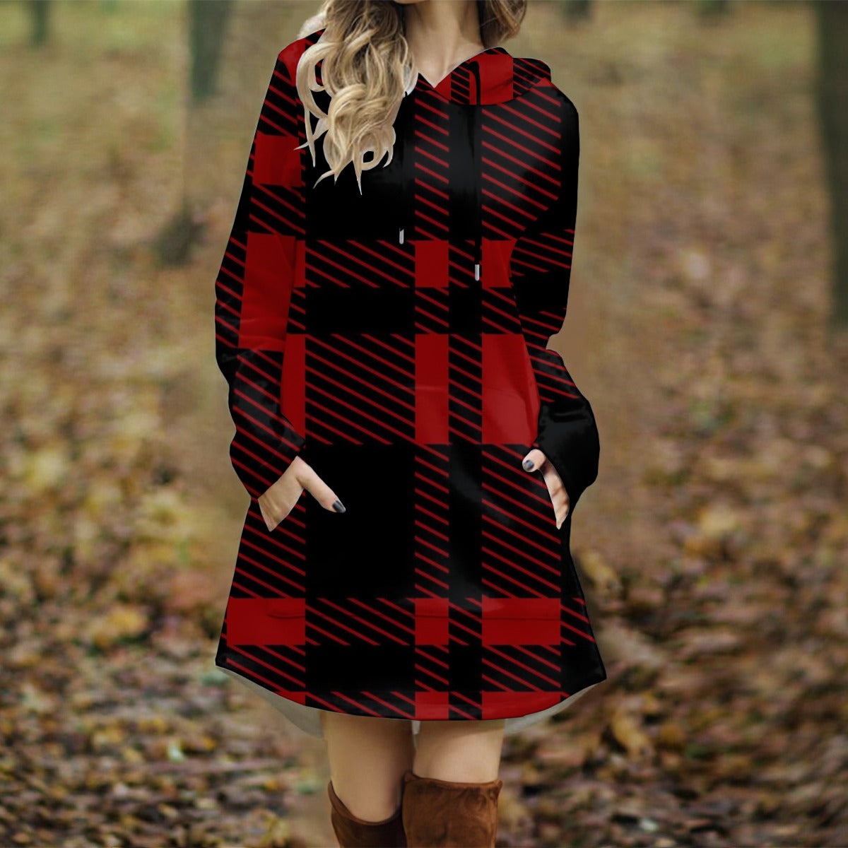 Exclusive Designed - Women's Long Hooded Dress