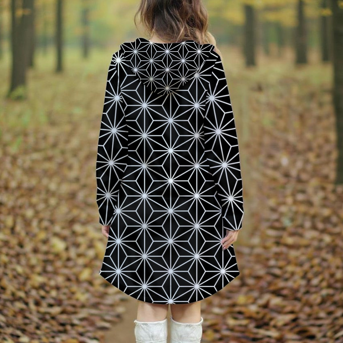 Exclusive Designed - Women's Long Hooded Dress