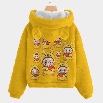 🧸Labubu SnugglePop™ Hoodie – Cute, Cozy & Ear-Resistible