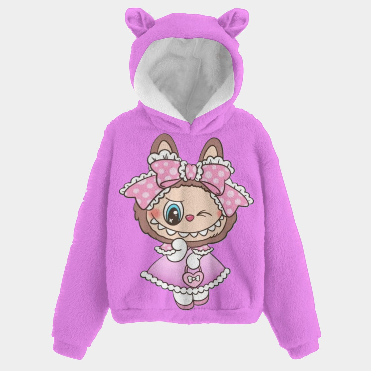 🧸Labubu SnugglePop™ Hoodie – Cute, Cozy & Ear-Resistible