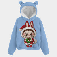 Wrap your little one in holiday magic with the Labubu Christmas Bear-Ears Hoodie — the coziest cuddle companion of the season!