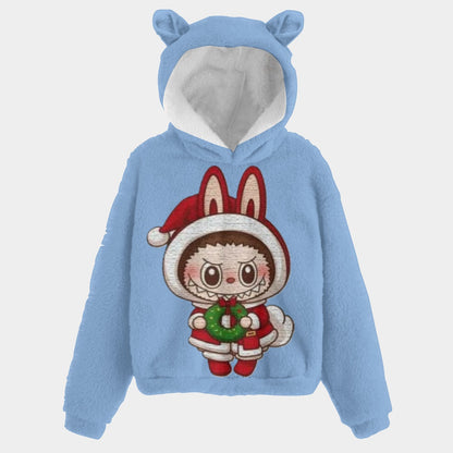 Wrap your little one in holiday magic with the Labubu Christmas Bear-Ears Hoodie — the coziest cuddle companion of the season!
