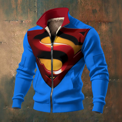 🧊“FrostFlex™ Knit Fleece — Built for Bold” Men's Fleece Zip Jacket