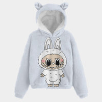 🧸Labubu SnugglePop Hoodie – Cute, Cozy & Ear-Resistible
