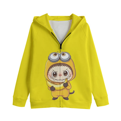 Exclusive Unisex Labubu Kid's Zip Sweatshirt Hoodie