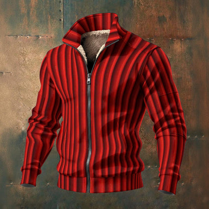 🧊“FrostFlex™ Knit Fleece — Built for Bold” Men's Fleece Zip Jacket