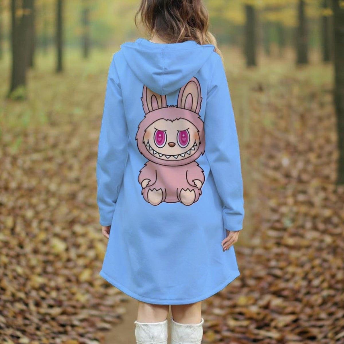 Exclusive Designed - Women's Long Hooded Dress