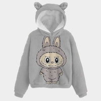 🧸Labubu SnugglePop Hoodie – Cute, Cozy & Ear-Resistible