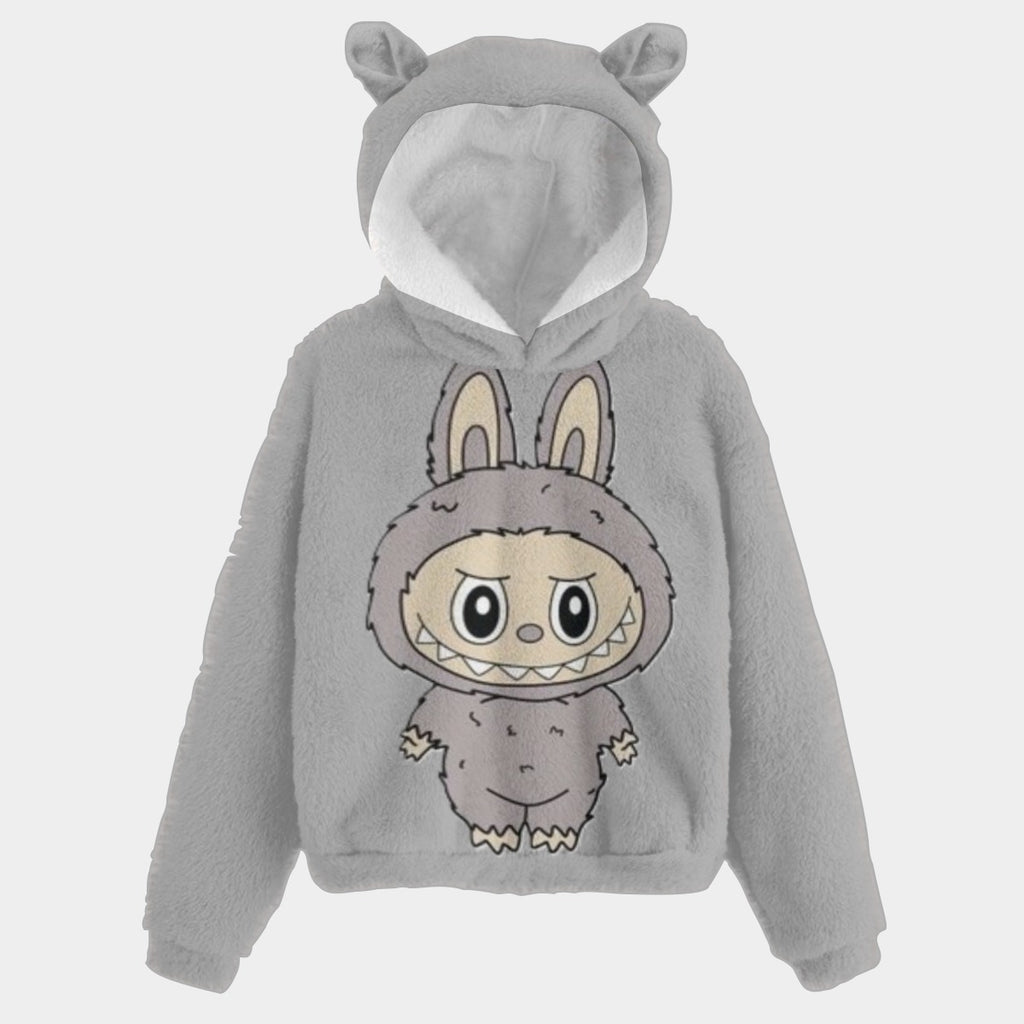 🧸Labubu SnugglePop Hoodie – Cute, Cozy & Ear-Resistible
