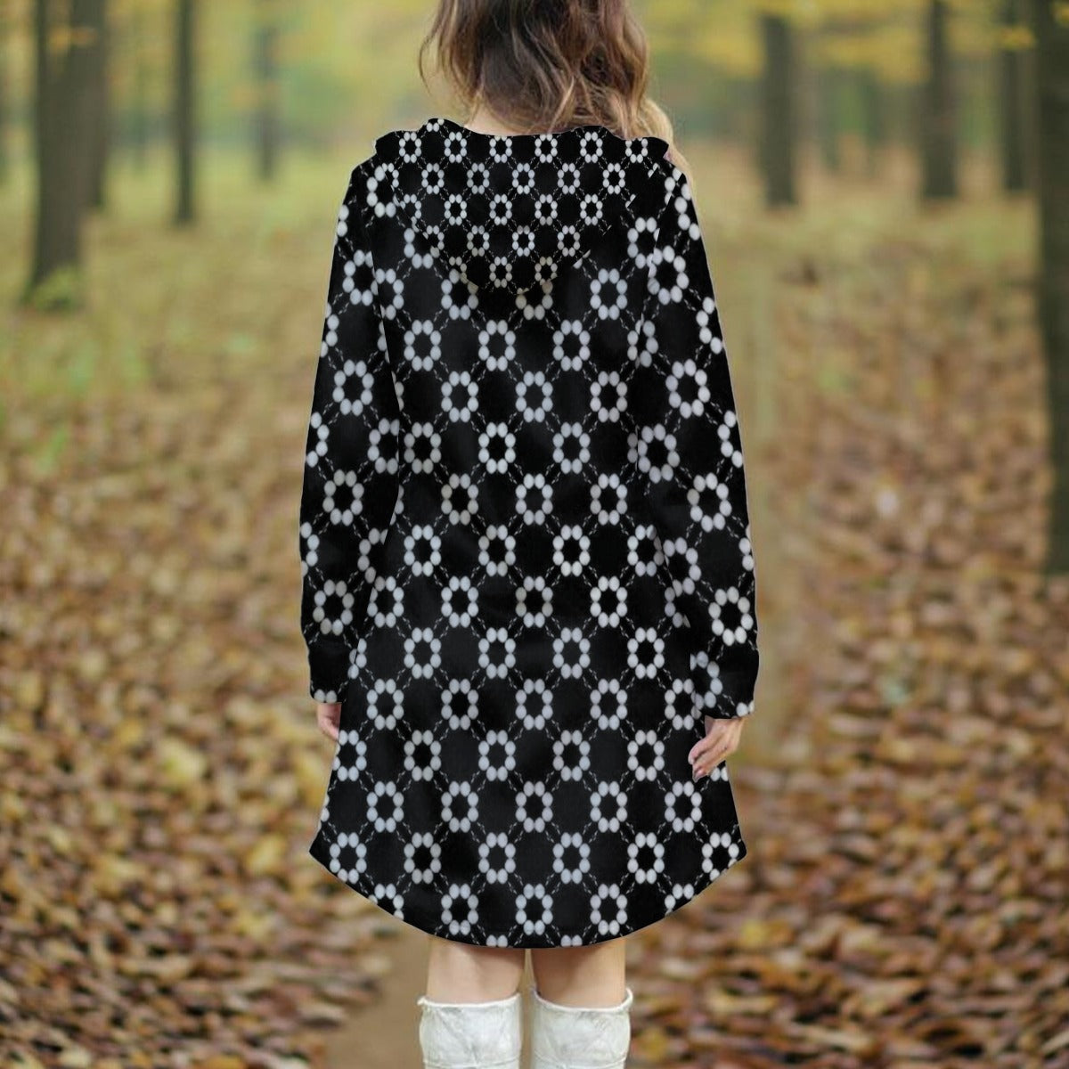 Exclusive Designed - Women's Long Hooded Dress