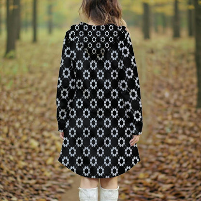 Exclusive Designed - Women's Long Hooded Dress