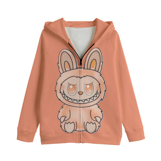 LABUBU HOODED SWEATER JACKETS - KIDS SWEATER JACKET