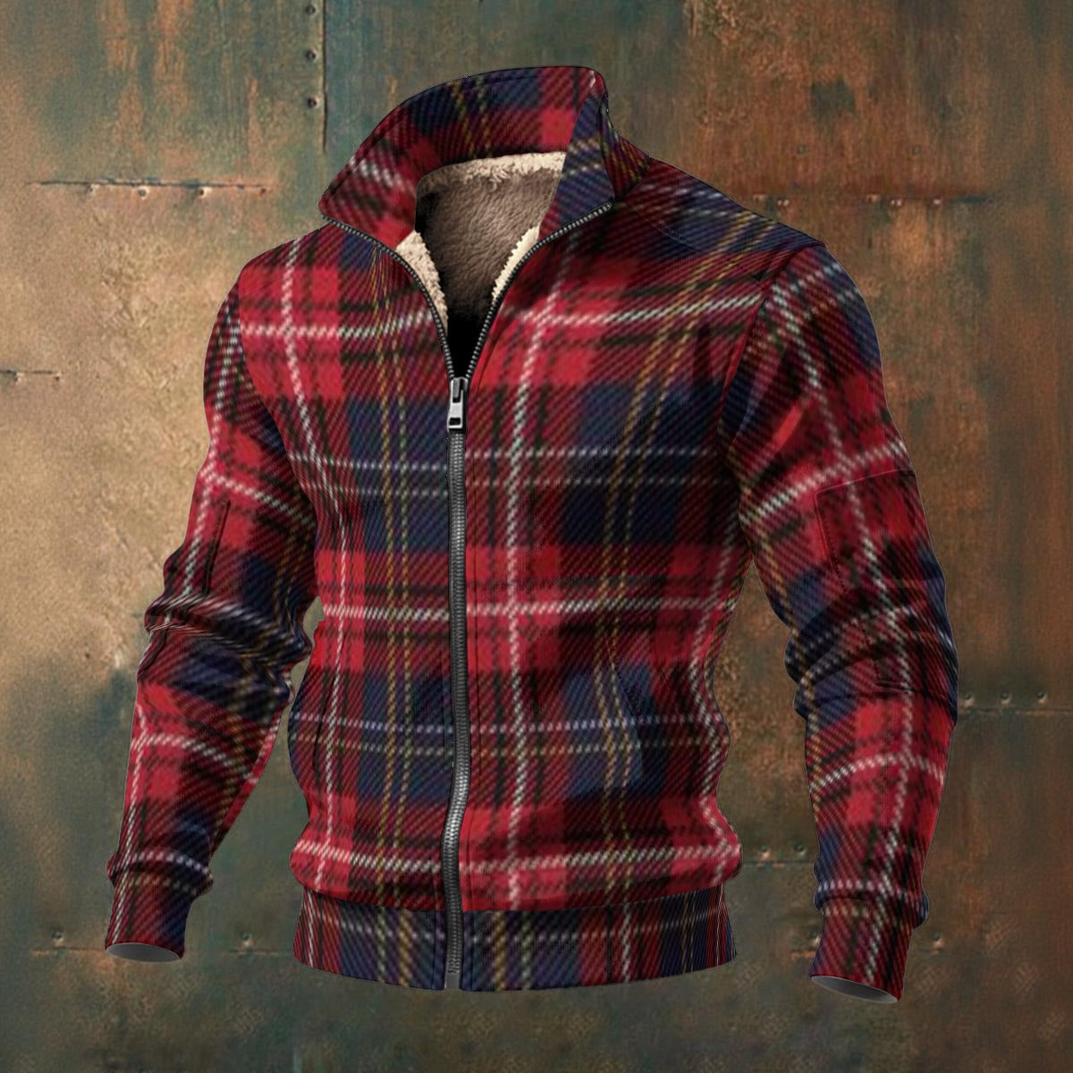 🧊“FrostFlex™ Knit Fleece — Built for Bold” Men's Fleece Zip Jacket