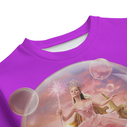KID'S WICKED SWEATSHIRTS -“Glinda’s Bubble Magic Sweatshirt – Wickedly Cozy Cotton Comfort”