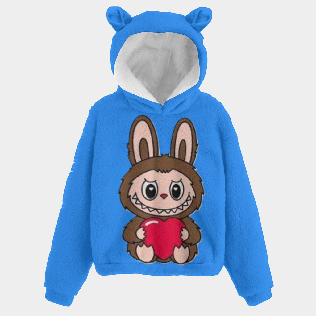 TREND ALERT!🧸 Labubu SnugglePop™ Hoodie – Cute, Cozy &amp; Ear-Resistible Labubu Hoodie Blue Brown Lububu Heart Sitting