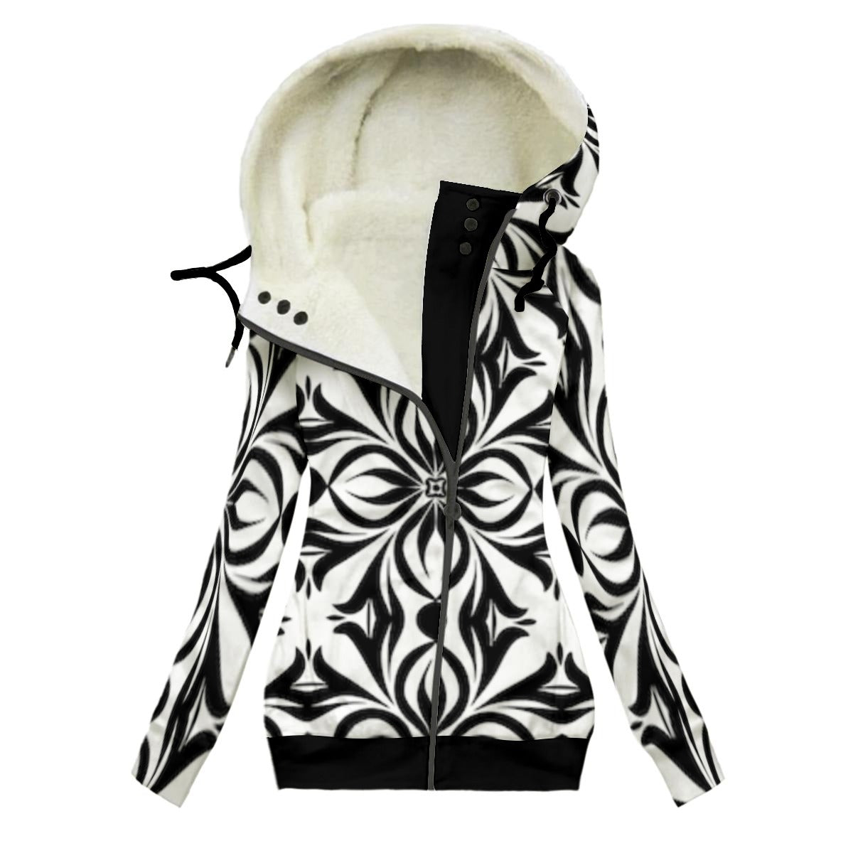 New and Exclusive Limited Edition Women's Long Jacket With Fleece Lining