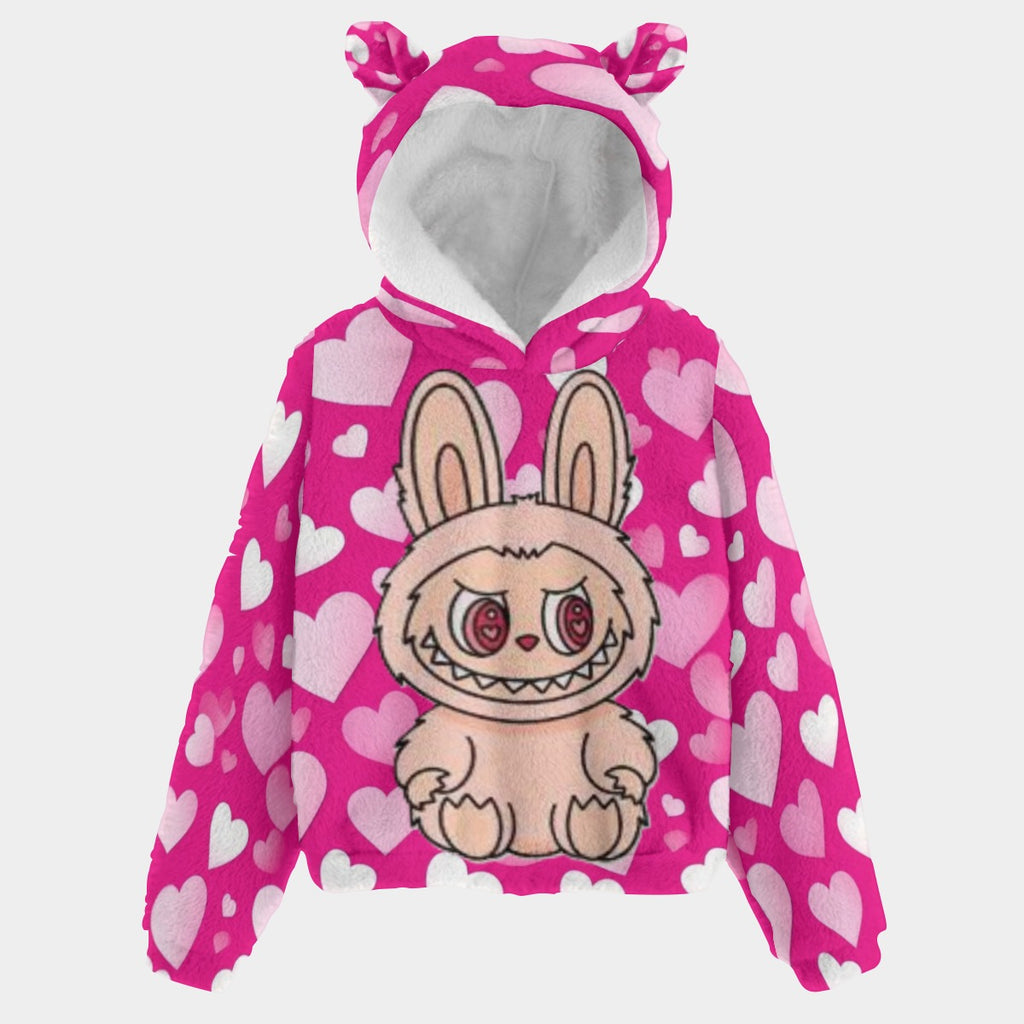 🧸Labubu SnugglePop™ Hoodie – Cute, Cozy & Ear-Resistible