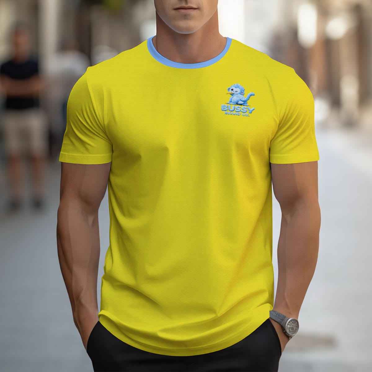 Bussy Monkey Men's T-shirt | Yellow