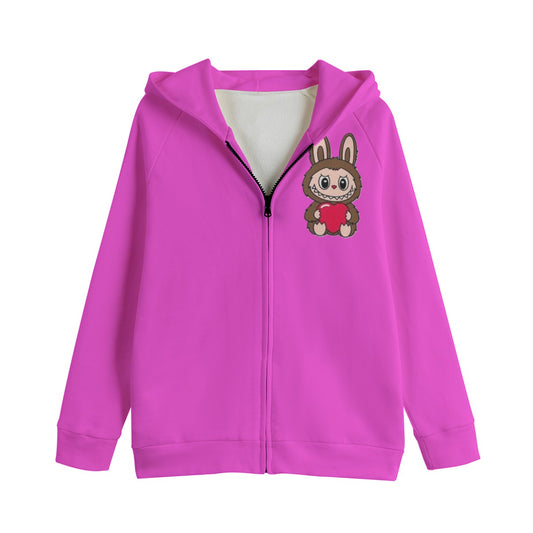 Exclusive Unisex Labubu Kid's Zip Sweatshirt Hoodie