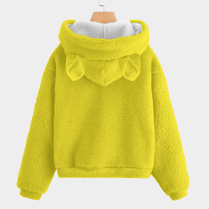 Labubu SnugglePop™ Hoodie – Cute, Cozy & Ear-Resistible Yellow IT PennyWise Labubu Hoodie Ears