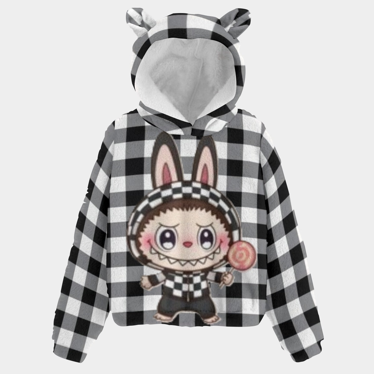 🧸Labubu SnugglePop Hoodie – Cute, Cozy & Ear-Resistible