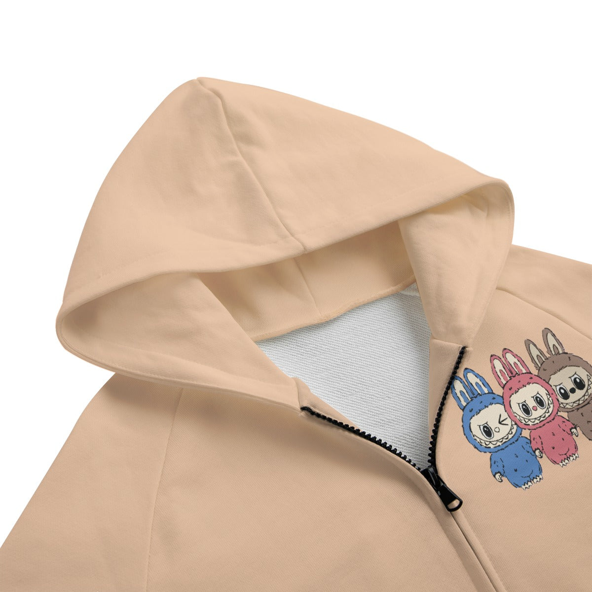 LABUBU HOODED SWEATER JACKETS - KIDS SWEATER JACKET