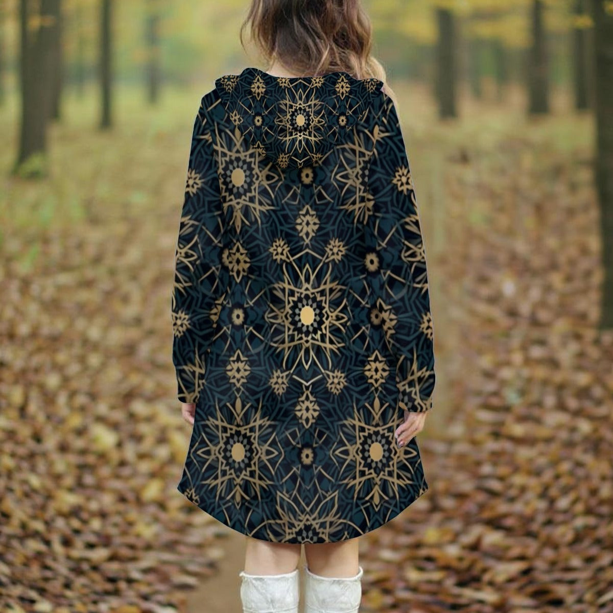 Exclusive Designed - Women's Long Hooded Dress