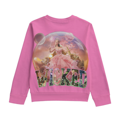 KID'S WICKED SWEATSHIRTS -“Glinda’s Bubble Magic Sweatshirt – Wickedly Cozy Cotton Comfort”