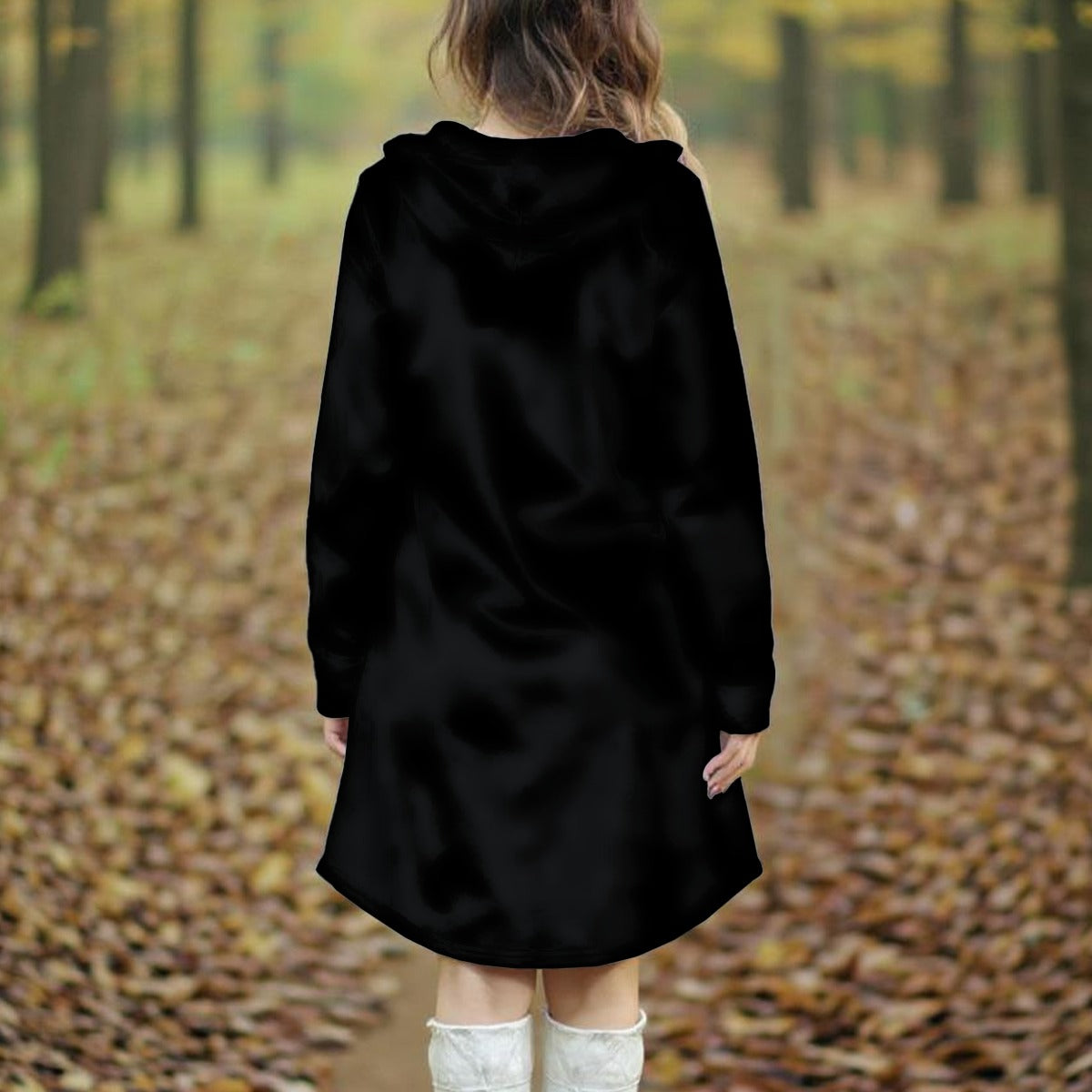 Exclusive Designed - Women's Long Hooded Dress