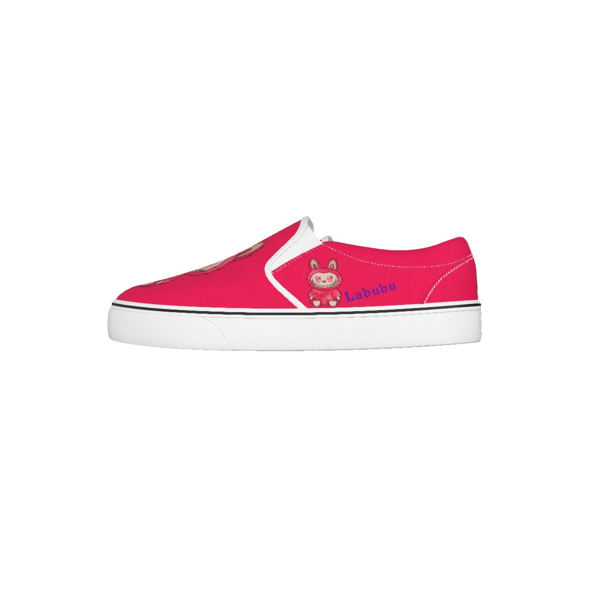 Labubu Exclusive Designs Kid's Slip On Sneakers (PINK) ONLY SOLD HERE!