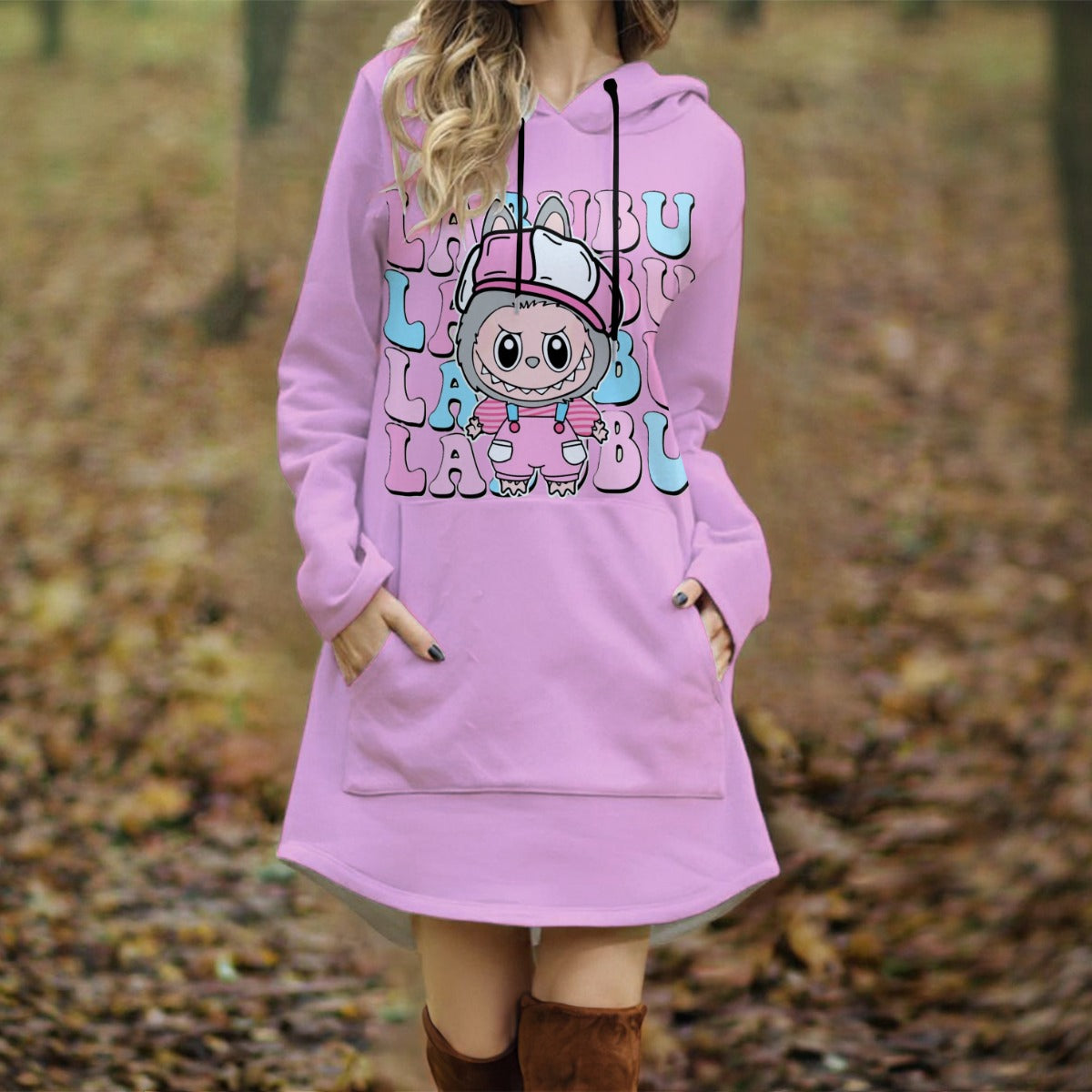 Exclusive Designed - Women's Long Hooded Dress