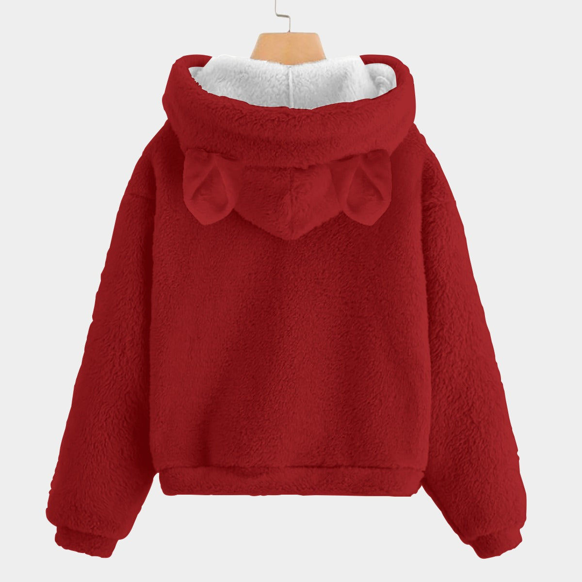 🐻✨Labubu Christmas Bear-Ears Hoodie – Ultra-Soft Borg Fleece BOGO Special!