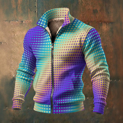 🧊“FrostFlex™ Knit Fleece — Built for Bold” Men's Fleece Zip Jacket