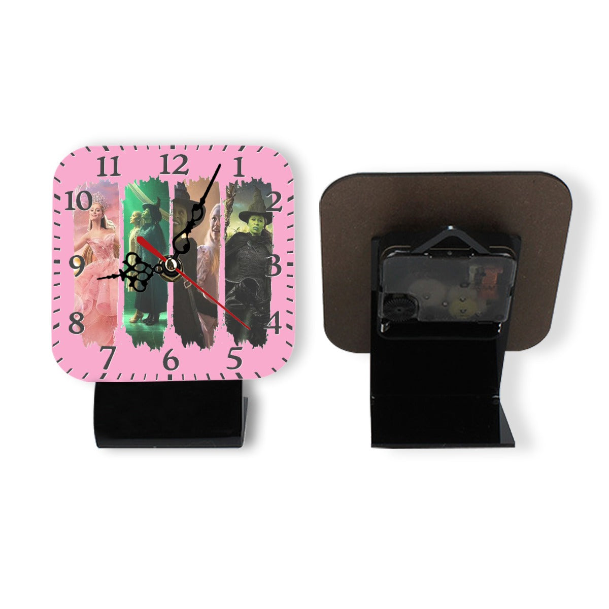 Exclusive Wicked Square Wood Clock