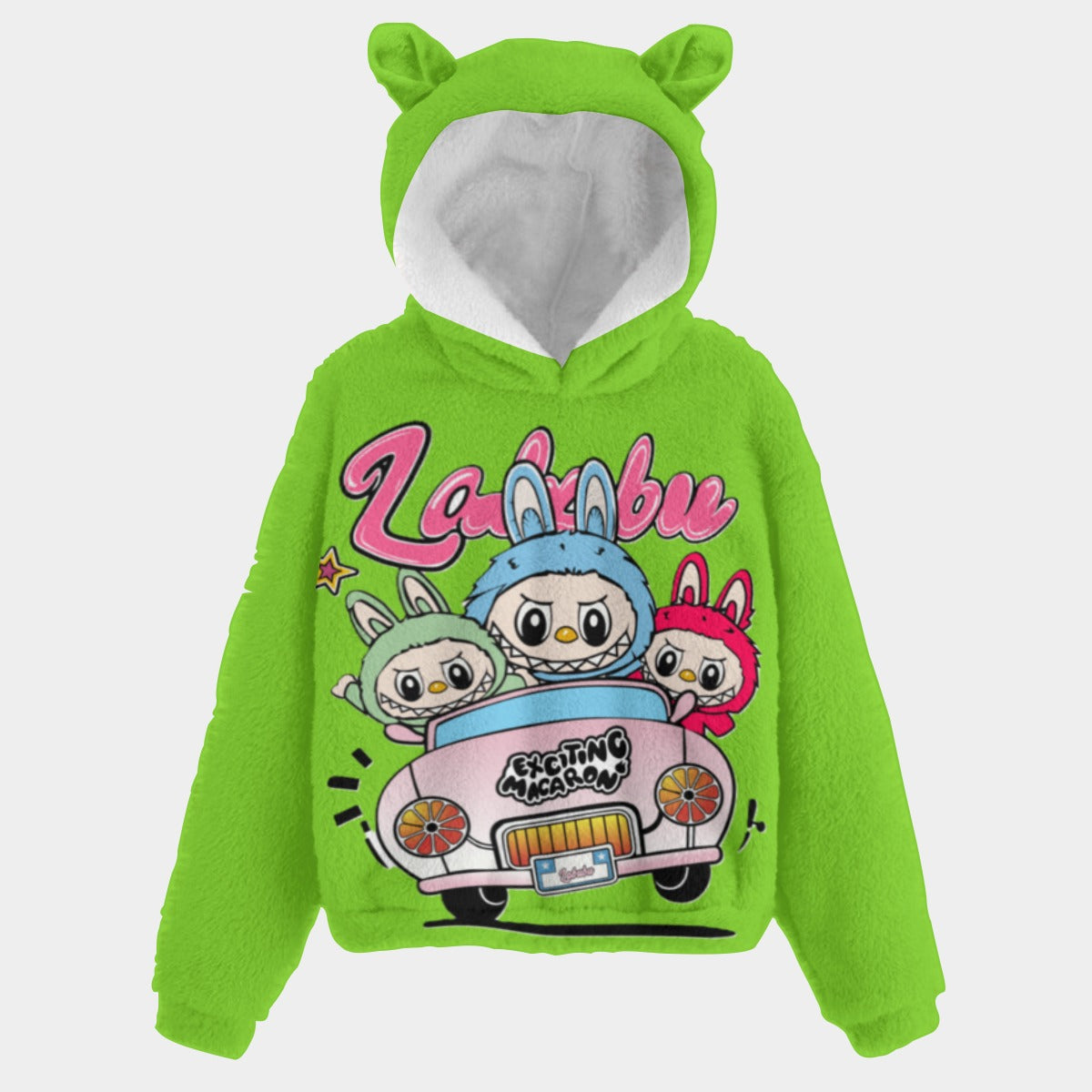 🧸Labubu SnugglePop™ Hoodie – Cute, Cozy & Ear-Resistible