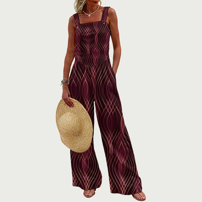Womens One Piece -Wide Leg JumpSuit
