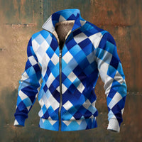 🧊“FrostFlex™ Knit Fleece — Built for Bold” Men's Fleece Zip Jacket