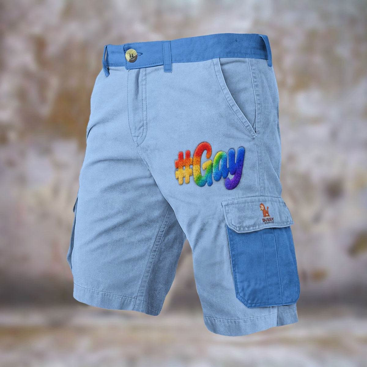 #Gay Men's Cargo Shorts