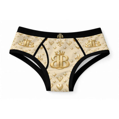 BB Monogram Cream Design Men's Brief |Cotton
