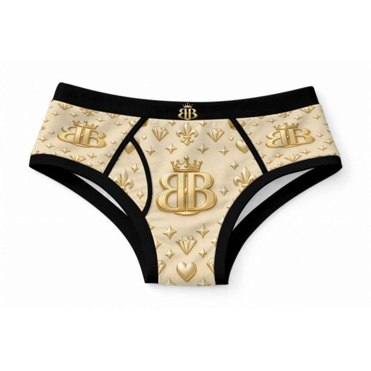 BB Monogram Cream Design Men's Brief |Cotton